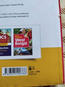 WBCS General Studies For Preli And Main Examinatio