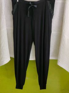 Black Draped Cardigan with Tie