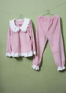 New/Unused Korean Fluffy Soft Wool Cord Set