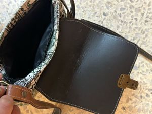 Elephant Print Crossbody Bag
