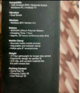 Livetech Wireless Gamepad