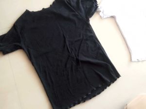 Ribbed Black &amp; White Crop Top Combo For Women