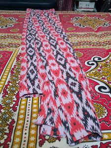 Patterned Button Kurta And Pant Set