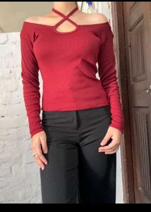 Striped Button-Down Top combo