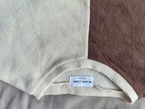 Brown &amp; Beige Patchwork Pullover