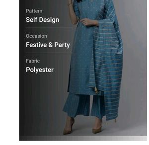 Libas Women Polyester Kurta Plazzo Set