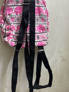 Elephant Print Backpack
