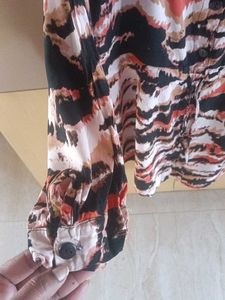 Thailand Abstract Print Shirt for Women