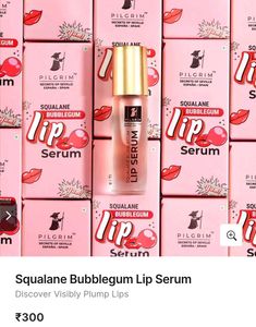 Pilgrim Squalane Bubblegum Lip Serum
