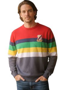Striped Multicolor Knit Sweater