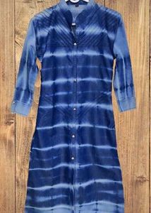 Smart Denim Blue Kurta