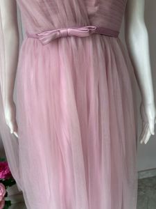 Tulle Pink One Shoulder Gown