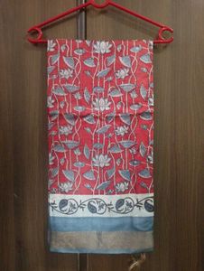 Silk Floral Print Saree