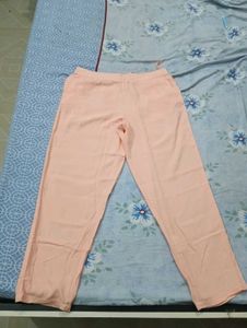 Peach Woman Pants