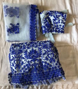 BLUE EMBROIDERED LEHENGA 🦋🌀