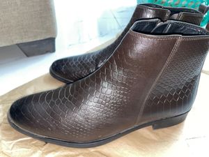 Dark Brown Textured Chelsea