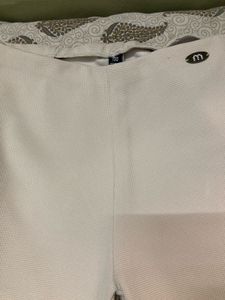 White Casual Pants