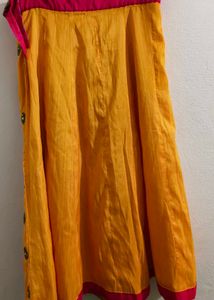 Gold Embellished Maxi Skirt
