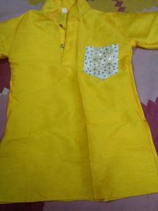 Cute Yellow Kurta Set