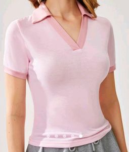 Colour Block Polo Tshirt