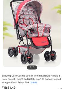 Fixed Price       Babyhug Cosy Cosmo Stroller - Re
