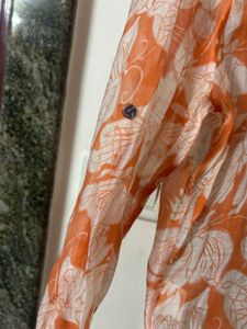 Floral Print Button-Down