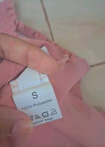 Cute Pink Ruffle Top