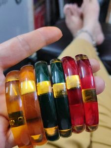 Set of 6 Colorful Bangle Bracelets