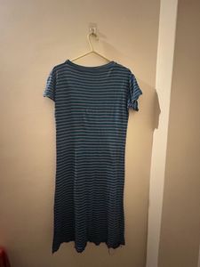 Striped Midi T-Shirt Dress