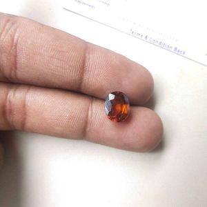 7.26 Cts. Gomed Garnet Hessonite Gemstone . गोमेद