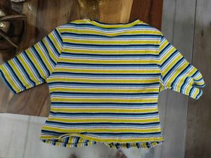 Ginger By Lifestyle Striped Crop Top