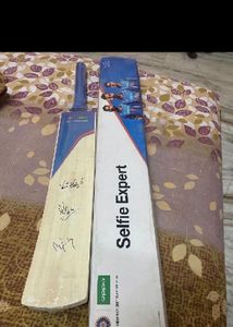 Oppo Bat With Autographed By 3 Cricketers
