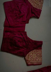 Banarasi Silk Saree - Elegant Pink &amp; Gold