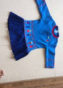 Combo Of 2 Partywear Frock Cum Skirt Top