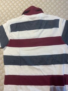 Striped Polo Tee For Men