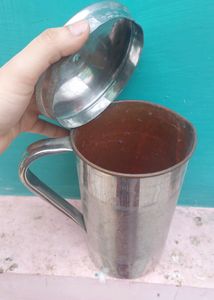 Set Of 2 Peetal Glass , Jug ( Old Items )