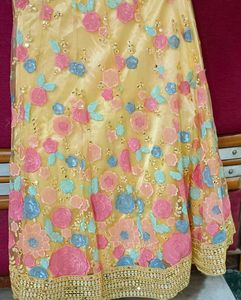 😍 Yellow designer Lehenga Choli 💛