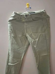Green Casual Pants
