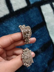 Silver Tone Statement Ring