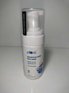 New Sealed Plum Salicylic Acid Face Wash
