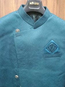 Stylish Teal Sherwani Jacket