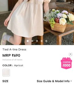 cute savana ribbon dress