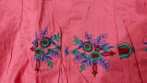 Pink Embroidered Tunic