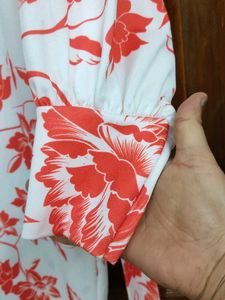 Floral Print Midi Dress