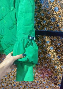 Green Quilted Jacket