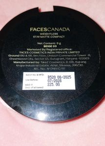 Faces Canada Compact