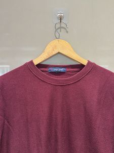 Burgundy Long Sleeve Top