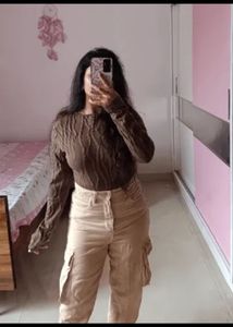Textured Brown Top from SAVANA(STEAL DEAL!!💖)