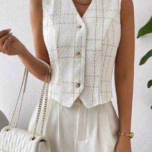 Vintage Plaid Vest