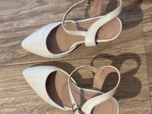 Elegant White Heels